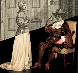 Reconstitution du frontispice de l'École des femmes